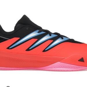 Adidas Pink and Blue Sneakers 5 Basketball shoes